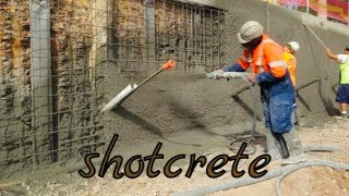 Shotcrete  Gunite  Sprayed Concrete  Tower Protection  Types of Concrete  Civil works [upl. by Nos]