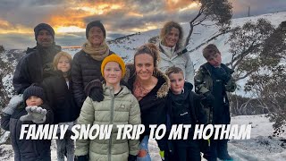 FAMILY SKI TRIP TO MT HOTHAM [upl. by Annavaig219]