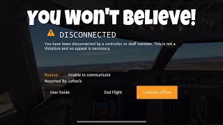 You won’t Believe Got disconnected  Infinite Flight issue  Arriving in London Heathrow [upl. by Lunsford]