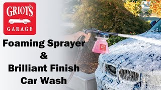 Foaming Sprayer amp Brilliant Finish Car Wash [upl. by Calysta]