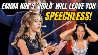 MindBlowing Performance Emma Koks Voilà with Andre Rieu 🤯 Vocal Coach Reacts 🎤 [upl. by Caril]