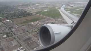 KLM MD11 Takeoff from Toronto Canada  Window View [upl. by Hgielhsa]