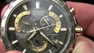 Citizen EcoDrive Review Perpetual Chrono AT 52E [upl. by Karlee]