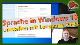 Sprache in Windows 10 umstellen [upl. by Nylorac]