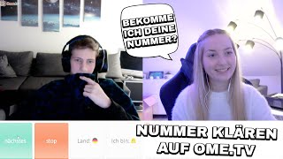 Wer KLÄRT sich schneller eine HANDYNUMMER auf OMETV Max vs Chrissi [upl. by Ahsilem58]