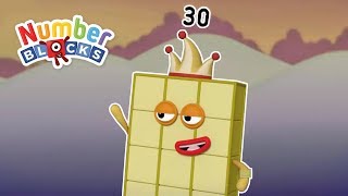 NUMBERBLOCKS 30  Learn to Count from 1 to 30  FanMade NumberBlocks Animation [upl. by Mcilroy440]