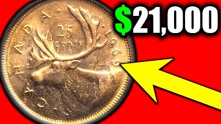 15 RARE Canadian Coins that are SUPER VALUABLE COINS [upl. by Esidnac]