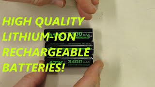 BEST High mAh 37v 18650 Lithium Ion Rechargeable Batteries REVIEW [upl. by Belak]