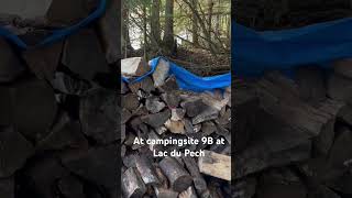 At campingsite 9B At Lac la Peche Canada 🇨🇦 foryou ytshorts canada shortfeed laclapeche [upl. by Aria317]