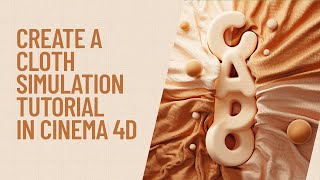 Cloth Simulation  Cinema 4D Tutorial [upl. by Noside]