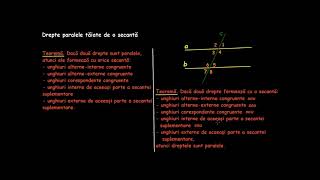 Drepte paralele Criterii de paralelism  LectiiVirtualero [upl. by Assele71]