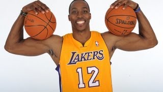 Dwight Howards Los Angeles Lakers Press Conference [upl. by Llednew]