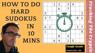 How To Do Hard Sudokus In 10 Minutes [upl. by Ayaj533]