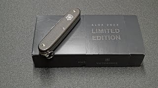 Victorinox Pioneer X 93 mm Alox LE 2022 Thunder Gray unboxing [upl. by Veedis]