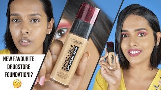 Review Demo Wear Test  LOreal Infallible 24H Fresh Wear Foundation [upl. by Alegnave974]