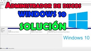 Administrador de discos en Windows 10 [upl. by Cirenoj]