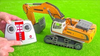 RC Excavator unboxing Liebherr 980 Siku Control 132 scale [upl. by Odlabso]