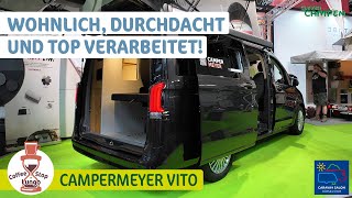 Ein VitoAusbau mit Top Verarbeitung und sehr wohnlichem Innenraum von Campermeyer  Caravansalon 24 [upl. by Arlena]