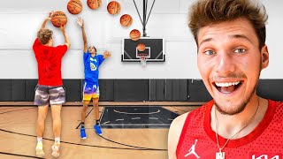 I Took 100 Shots vs NBA Player and Made [upl. by Gwenn]