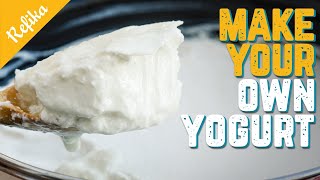 The BEST and HEALTHIEST Homemade Yogurt Recipe Refikas Tips and Tricks to Make the Best Yogurt [upl. by Croydon]