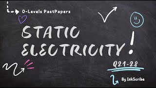 5054  Static electricity  Q2128  Paper1 [upl. by Nelie]