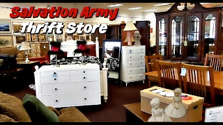 Salvation Army Thrift Store  Great Quality Furniture And Deals [upl. by Zobe586]