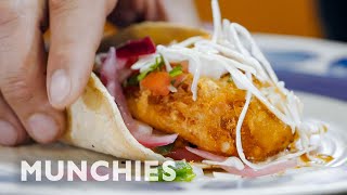 How To Make Crispy Baja Fish Tacos [upl. by Grewitz]