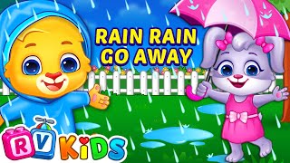 Rain Rain Go Away Nursery Rhymes amp Kids Songs By RV AppStudios [upl. by Kappenne]