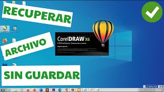 Recuperar archivo de Corel que no se guardó  BCComputer 2020 [upl. by Nnyliak]