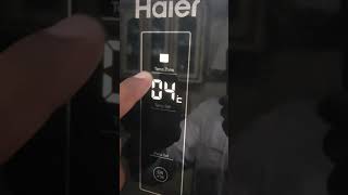 Haier Fridge Temperature Setting [upl. by Naud657]