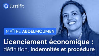 Licenciement économique  définition indemnités et procédure  Maître Nedra ABDELMOUMEN [upl. by Ecinaej469]