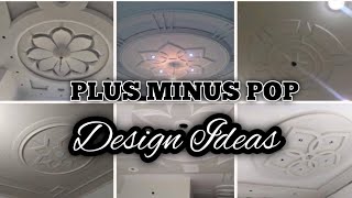 Amazing Pop Ceiling Designs Latest PlusMinus POP Design Ideas [upl. by Nauqad]