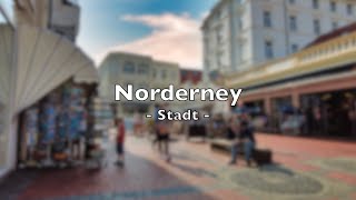 Norderney Stadt Innenstadt Conversationshaus Kurpark Post Kirche Rundgang Komplette Ansicht in 4K [upl. by Asoj20]