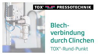 Blechverbindung durch Clinchen  TOX®RundPunkt [upl. by Nosral33]