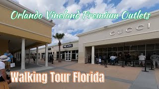 Orlando Vineland Premium Outlets  Walking Tour [upl. by Abocaj]