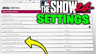 Best Settings for MLB The Show 24 [upl. by Cleo]