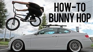 How to Bunny Hop BMX  The Easiest Way [upl. by Ssecnirp534]