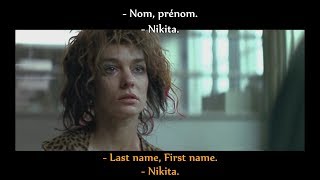 FRENCH LESSON  french movie to learn french  french  english subtitles  NIKITA part1 [upl. by Nylavad639]