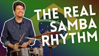 The Real Samba Rhythm  Edu Ribeiro  2 Minute Jazz [upl. by Nakasuji]