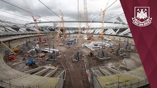 TIMELAPSE Amazing Olympic Stadium footage [upl. by Nylarak]