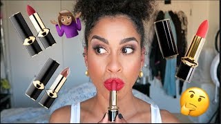 PAT MCGRATH LIPSTICKS  DEMO  SWATCHES  kinkysweat [upl. by Jennica]