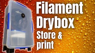 Ultimate Filament Storage Dry Box  Print while keeping your filament dry [upl. by Eyks267]