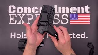 Sig Sauer P365 IWB KYDEX Holster  Rounded Gear by Concealment Express [upl. by Harrington651]