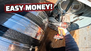 This Is How I Get Paid 3X When I Recycle Scrap Metal  Day In The Junk Removal Business [upl. by Aennaej305]