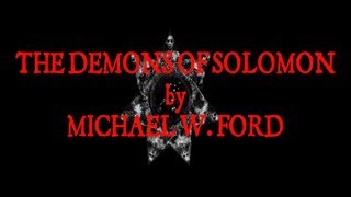 The Demons of Solomon  Invocations of Spirits and Talismanic Magick [upl. by Dlareme]