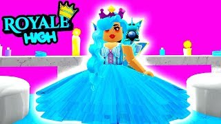 I WON PROM QUEEN PRINCESS MAKEOVER Roblox Royale High School  Royal High School  Roblox Roleplay [upl. by Aikmat]