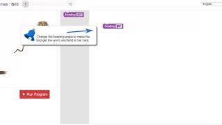 Blockly Games  Bird  Level 1 [upl. by Gosnell]
