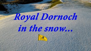 Royal Dornoch in the snow [upl. by Anuahc666]