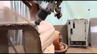 SprutCAM Robot and Kuka for the furnutire cutting [upl. by Connel]