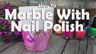 How To Marble With Nail Polish [upl. by Akirrehs700]